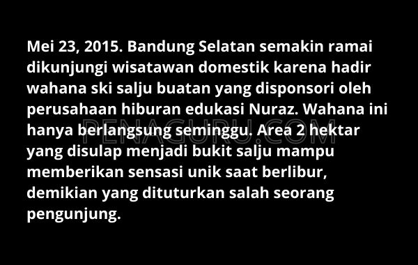 Contoh Soal Bahasa Indonesia Kelas 12 Semester 2 Beserta Jawabannya